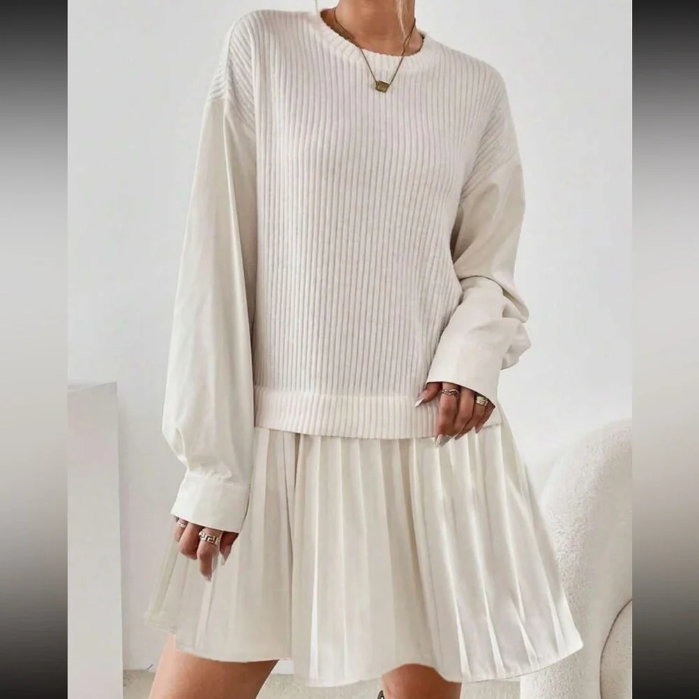 Pleated hem dress - Picture 3 of 9